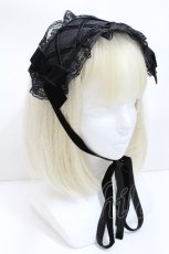 画像1: MILK / デコレーションヘッドドレス  黒 S-26-05-11-006-ML-AC-HR-ZS (1)