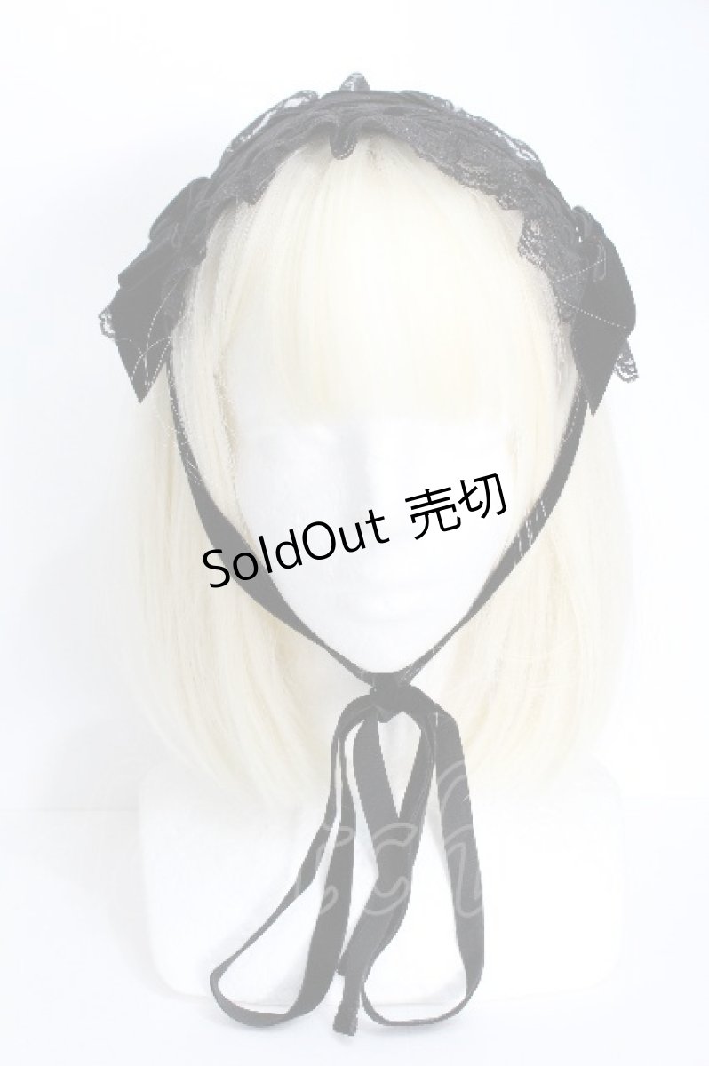 画像2: MILK / デコレーションヘッドドレス  黒 S-26-05-11-006-ML-AC-HR-ZS (2)
