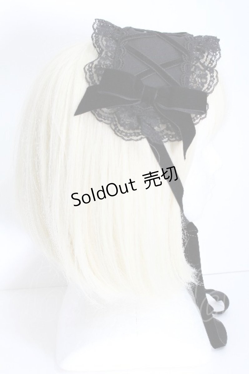 画像3: MILK / デコレーションヘッドドレス  黒 S-26-05-11-006-ML-AC-HR-ZS (3)