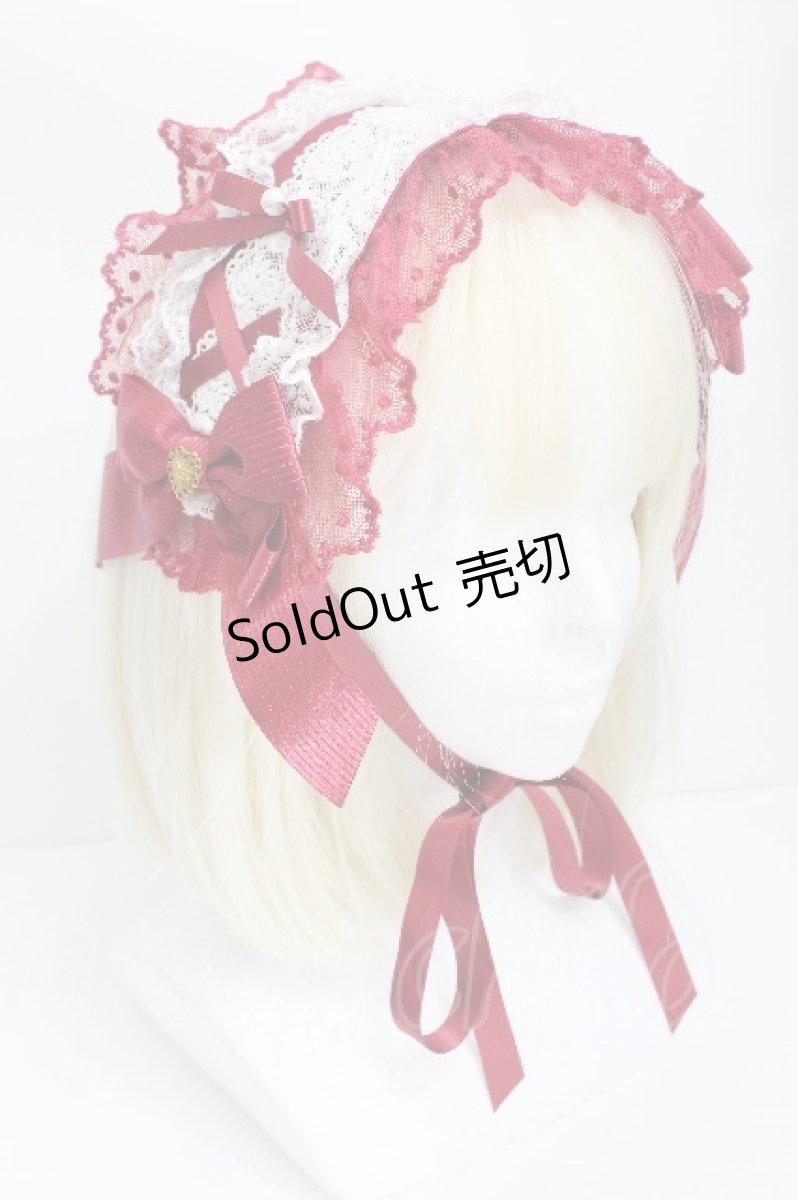 画像1: Angelic Pretty / レースハートチャームバラレースヘッドドレス  エンジ S-26-05-11-008-AP-AC-HR-ZS (1)
