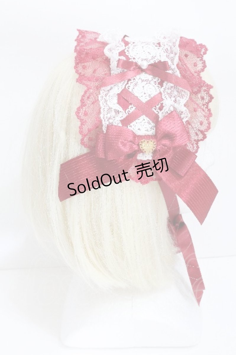 画像3: Angelic Pretty / レースハートチャームバラレースヘッドドレス  エンジ S-26-05-11-008-AP-AC-HR-ZS (3)