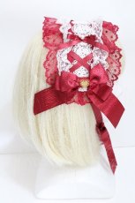 画像3: Angelic Pretty / レースハートチャームバラレースヘッドドレス  エンジ S-26-05-11-008-AP-AC-HR-ZS (3)