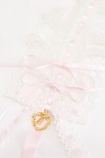 画像4: BABY,THE STARS SHINE BRIGHT / Twinkle Sugar Dotレースヘッドドレス  白ｘピンク S-26-05-11-012-BA-JA-HR-ZS (4)