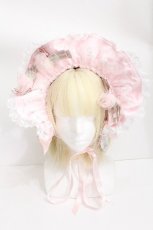 画像2: BABY,THE STARS SHINE BRIGHT / Rosy Samanthaボンネット  ピンク S-26-05-11-017-BA-AC-HR-ZS (2)