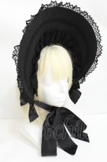 画像1: Angelic Pretty / Classic Dollハーフボンネット  黒 S-26-05-11-018-AP-AC-HR-ZS (1)