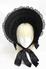 画像2: Angelic Pretty / Classic Dollハーフボンネット  黒 S-26-05-11-018-AP-AC-HR-ZS (2)