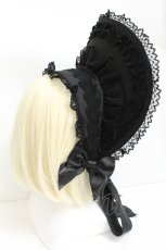 画像3: Angelic Pretty / Classic Dollハーフボンネット  黒 S-26-05-11-018-AP-AC-HR-ZS (3)