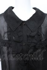 画像3: axes femme / 袖薔薇刺繍ブラウス  黒 S-26-05-12-031-AX-BL-HR-ZS (3)