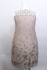 画像2: axes femme / 花柄ノースリーブチュニック  ベージュ S-26-05-12-037-AX-TO-HR-ZS (2)