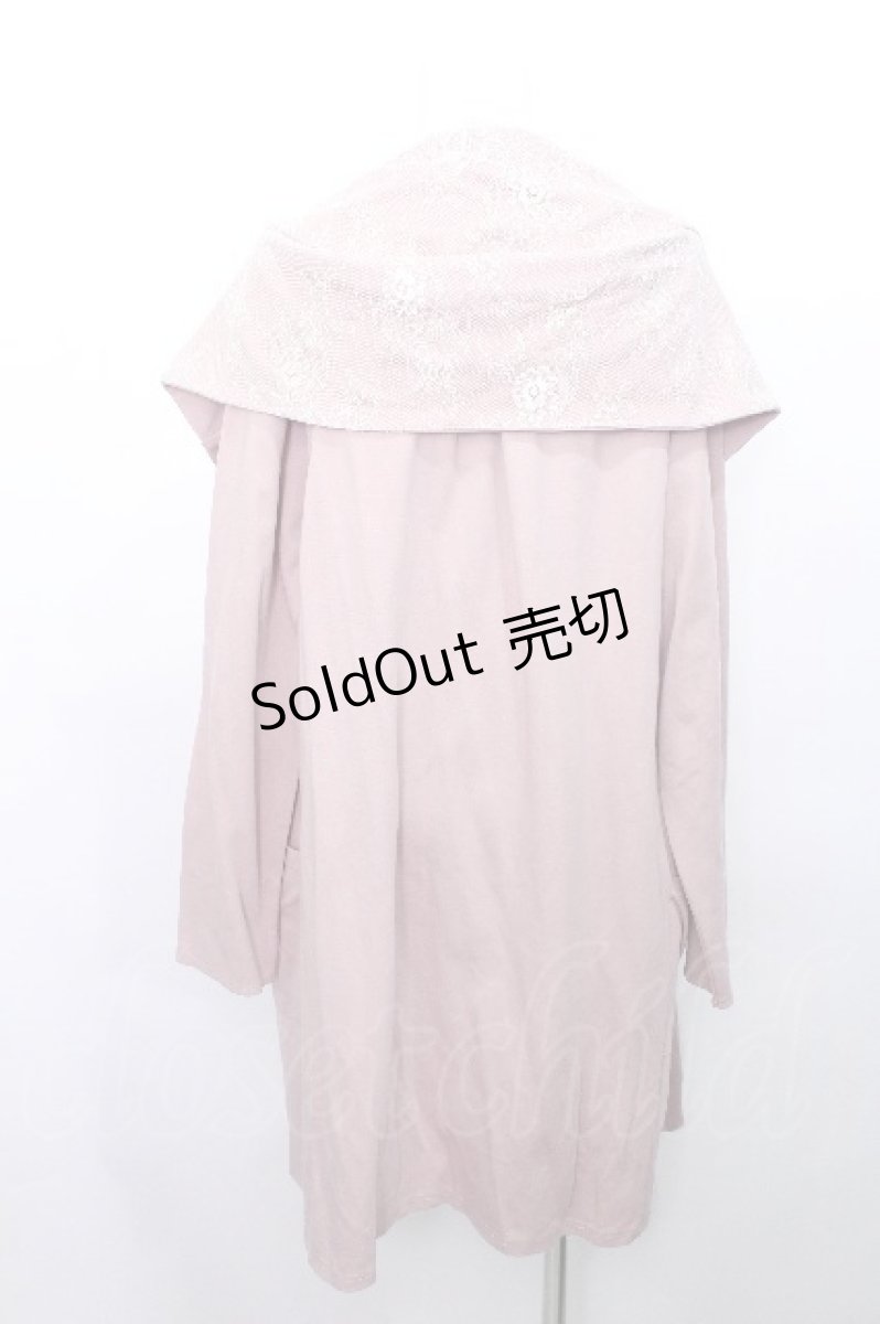 画像2: axes femme / レース使いコーディガン  ピンク S-26-05-12-043-AX-OP-HR-ZT281 (2)