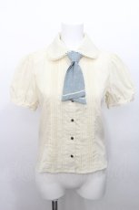 画像1: Kurumi Collaboration / マリンアカデミアブラウス S オフ S-26-05-12-010-LO-BL-AS-ZS (1)
