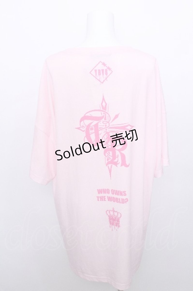 画像2: TRAVAS TOKYO / 2023 Furry bear BIG Tシャツ  ピンク S-26-05-12-017-PU-TS-HR-ZI (2)