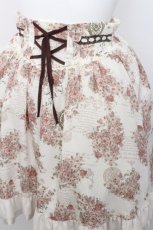 画像3: axes femme / メッセージ×花柄スカート  キナリ S-26-05-13-038-AX-SK-HR-ZS (3)