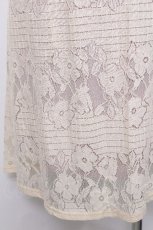 画像3: axes femme / レース重ねロングスカート  アイボリー S-26-05-13-039-AX-SK-HR-ZS (3)