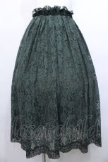 画像1: axes femme / 総レースロングスカート  グリーン S-26-05-13-041-AX-SK-HR-ZS (1)