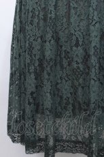 画像3: axes femme / 総レースロングスカート  グリーン S-26-05-13-041-AX-SK-HR-ZS (3)