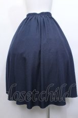 画像2: axes femme / フロントジップイレヘムスカート  紺 S-26-05-13-052-AX-TO-HR-ZS (2)