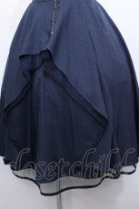画像3: axes femme / フロントジップイレヘムスカート  紺 S-26-05-13-052-AX-TO-HR-ZS (3)