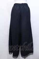 画像2: axes femme / チェーン付きダブルボタンパンツ  紺 S-26-05-13-053-AX-PA-HR-ZS (2)
