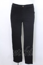 画像1: axes femme / 裾リボンストレッチパンツ  黒 S-26-05-13-059-AX-PA-HR-ZS (1)