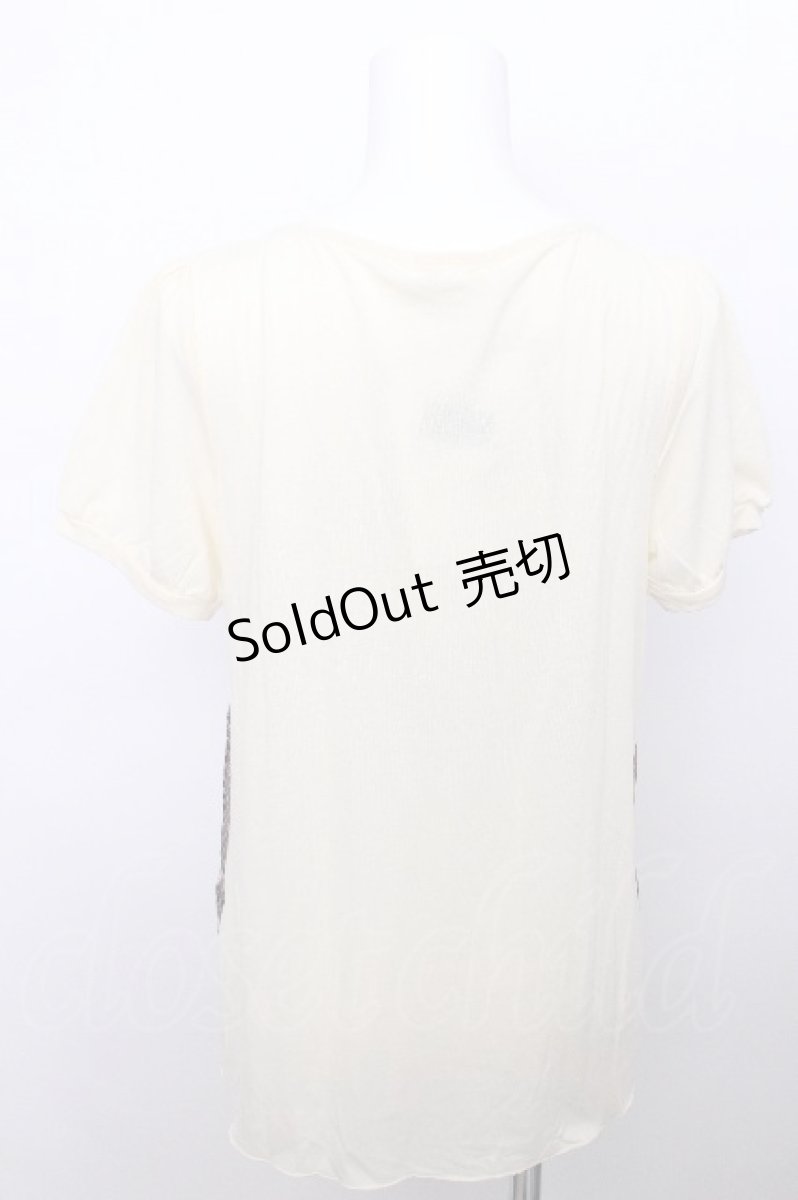 画像2: axes femme / バラ×チェックトップス  ベージュ S-26-05-13-010-AX-TO-HR-ZS (2)