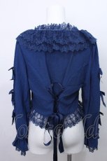 画像2: ATELIER PIERROT / Sugar Lace Ribbonボレロ  青 S-26-05-13-016-EL-TO-AS-ZS (2)
