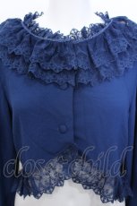 画像3: ATELIER PIERROT / Sugar Lace Ribbonボレロ  青 S-26-05-13-016-EL-TO-AS-ZS (3)