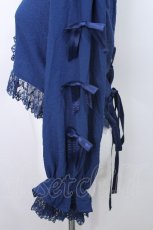 画像4: ATELIER PIERROT / Sugar Lace Ribbonボレロ  青 S-26-05-13-016-EL-TO-AS-ZS (4)
