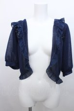 画像1: axes femme / フード付きボレロ  紺 S-26-05-13-017-AX-TO-HR-ZS (1)