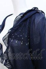 画像3: axes femme / フード付きボレロ  紺 S-26-05-13-017-AX-TO-HR-ZS (3)