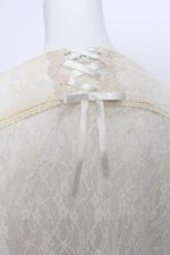 画像4: axes femme / レース半袖ボレロ  キナリ S-26-05-13-003-AX-TO-HR-ZS (4)