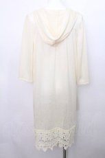 画像2: axes femme / 裾レースニットカーディガン  キナリ S-26-05-13-022-AX-TO-HR-ZS (2)