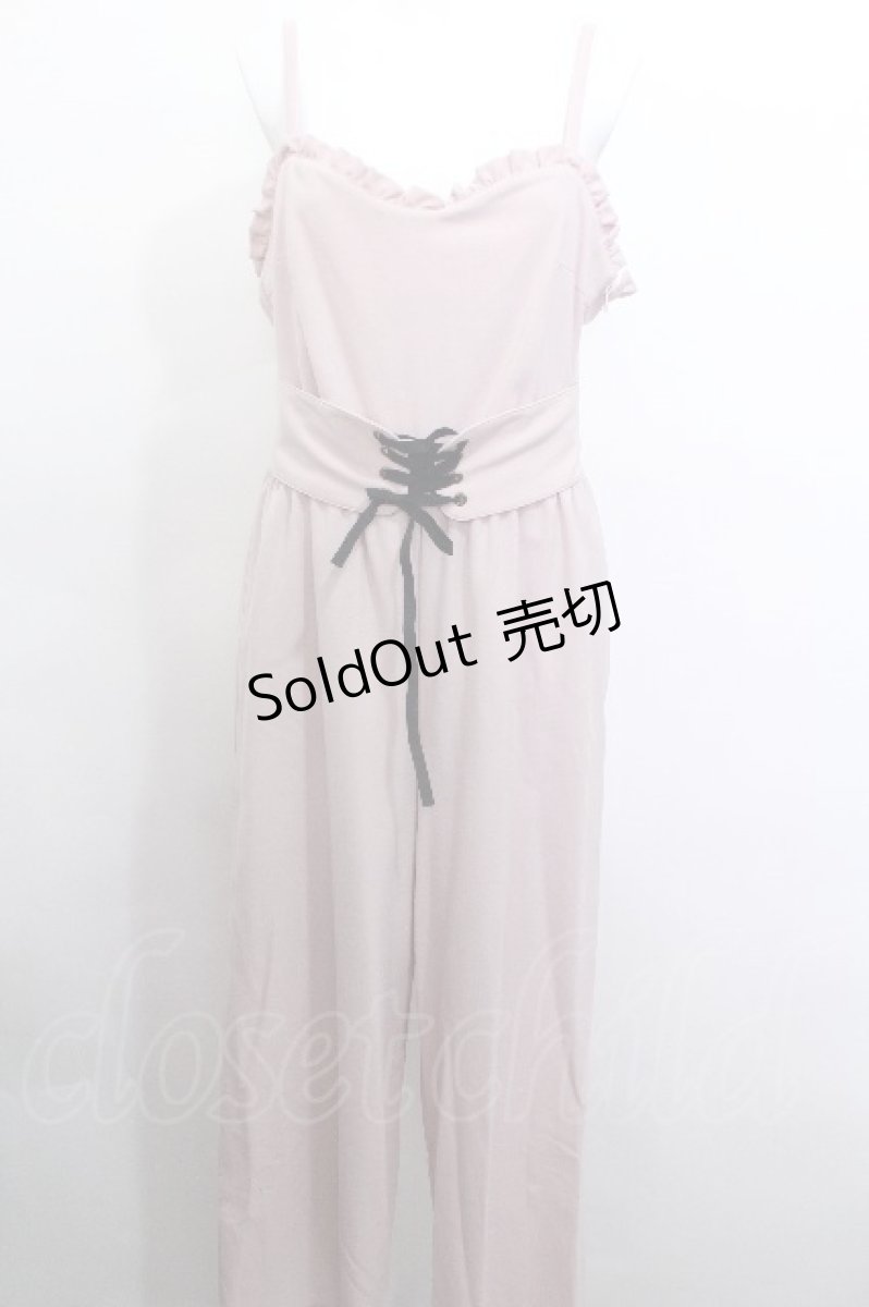 画像1: Ank Rouge / オールインワンサロペット  ピンク S-26-05-14-065-CA-OP-HR-ZS (1)