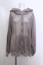 画像1: REFLEM / メッシュラインハイネックパーカー F グレー S-26-05-15-022-PU-TO-TE-ZS (1)