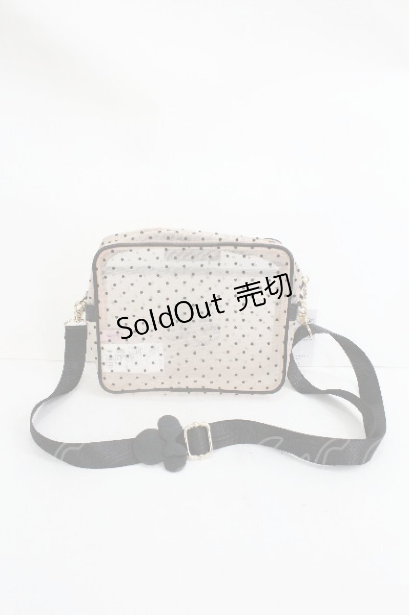 画像3: Maison de FLEUR / Minnie Mouse/ドットメッシュショルダー F ベージュ S-26-05-15-003-LO-ZA-SZ-ZS (3)