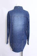 画像3: GLAD NEWS / スタッズデニムシャツ  ブルー S-26-05-15-027-PU-BL-SZ-ZS (3)