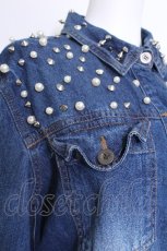 画像4: GLAD NEWS / スタッズデニムシャツ  ブルー S-26-05-15-027-PU-BL-SZ-ZS (4)