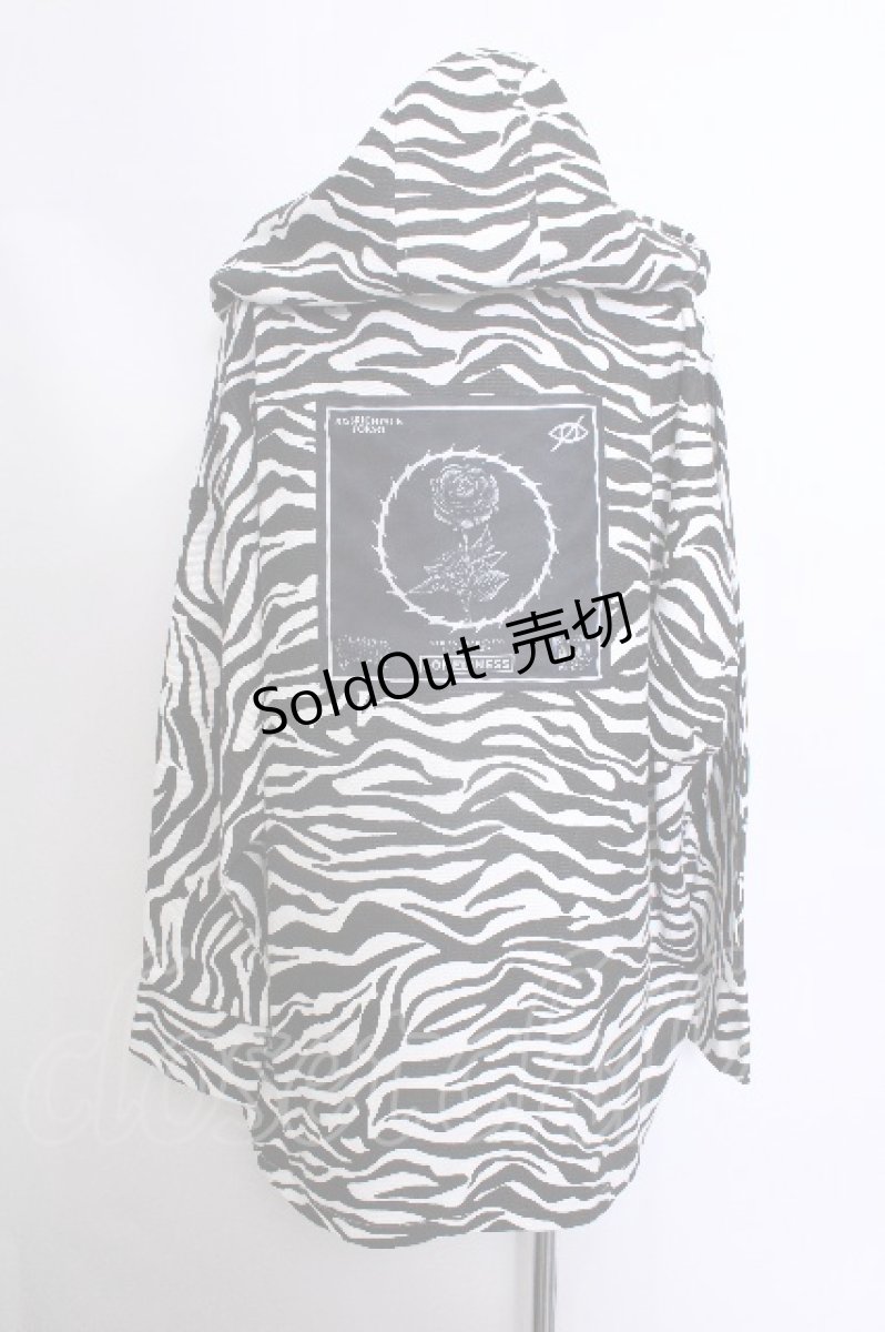 画像3: KRY CLOTHING / ゼブラ柄ジャケット  黒ｘ白 S-26-05-15-030-PU-CO-HR-ZS (3)