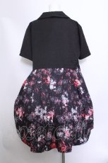 画像3: NieR Clothing / 半袖シャツワンピース  黒 S-26-05-15-031-PU-OP-AS-ZS (3)