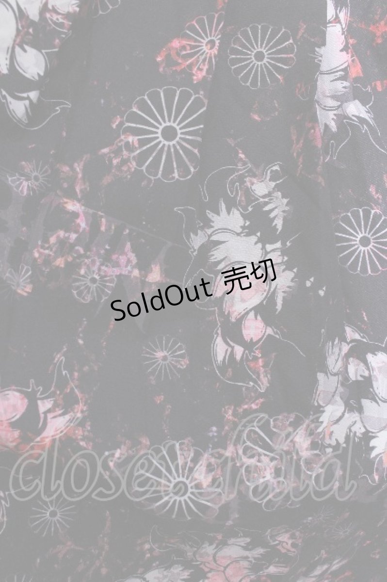 画像4: NieR Clothing / 半袖シャツワンピース  黒 S-26-05-15-031-PU-OP-AS-ZS (4)