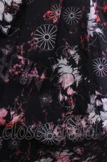 画像4: NieR Clothing / 半袖シャツワンピース  黒 S-26-05-15-031-PU-OP-AS-ZS (4)