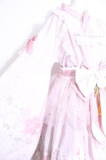 画像3: 中国ロリータ / うさぎプリントジャンパースカートセット  ピンク S-26-05-15-041-LO-OP-HR-ZS (3)