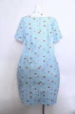 画像2: tntntutu / 昭和美少女とフルーツドールの衿プリントレースワンピース M サックス S-26-05-15-042-LO-OP-SZ-ZS (2)