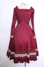 画像3: Victorian maiden / クラシカルドールロングドレス  ボルドー S-26-05-15-043-CL-OP-HR-ZS (3)