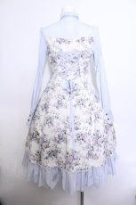画像1: Victorian maiden / ロココブーケアルカンシェルドールドレス  ブルー S-26-05-15-044-CL-OP-AS-ZS (1)