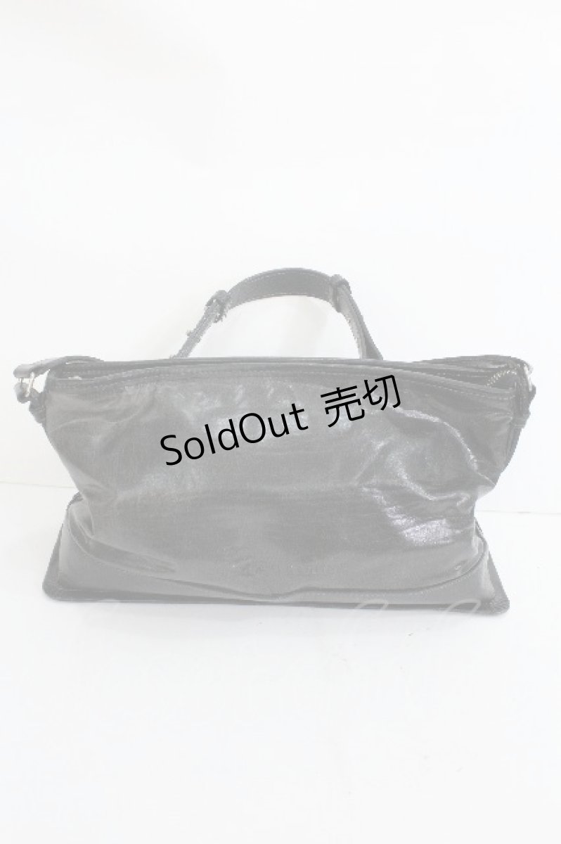 画像1: Jean Paul GAULTIER / レザーショルダーバッグ  黒 S-26-05-15-006-GO-BG-AS-ZS (1)