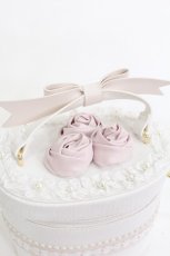 画像2: Maison de FLEUR / アニバーサリーケーキバッグ  白 S-26-05-15-007-LO-BG-AS-ZS (2)