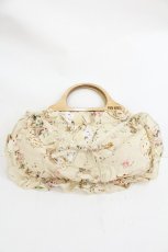 画像1: PINK HOUSE / ティーカッププリントハンドルバッグ  オフ S-26-05-15-002-LO-BG-AS-ZS (1)