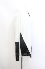 画像2: SEX POT ReVeNGe / 肩あき配色カットソー M 白×黒 S-26-05-15-011-SP-TO-SZ-ZS (2)