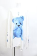 画像1: TRAVAS TOKYO / Furry bear　プリント ロングスリーブカットソー  オフ S-26-05-15-013-PU-TO-ET-ZS (1)